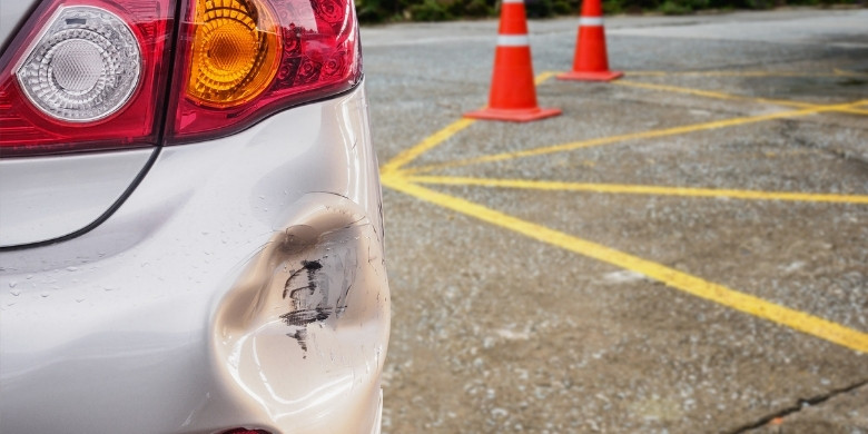 toyota corrolla after a hit and run accident in Ohio