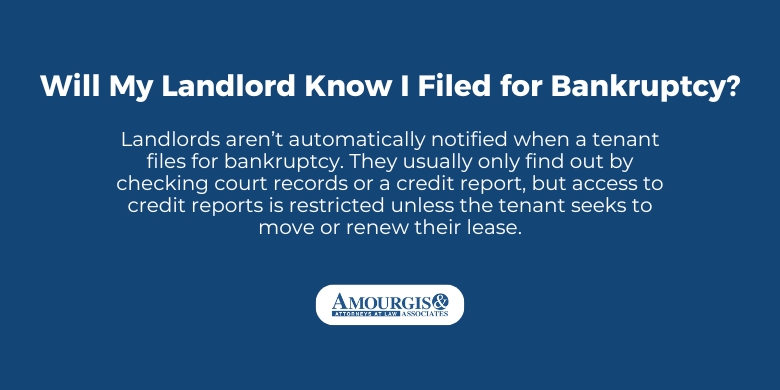 Will My Landlord Know I Filed for Bankruptcy - Summarized Answer