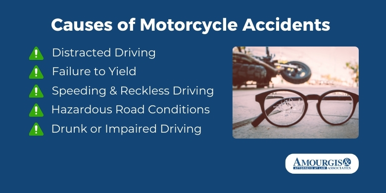 causes of motorcycle accidents